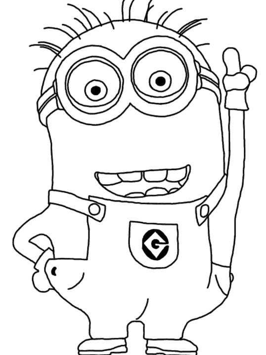 Minion Movie Coloring Pages Free Printable 22