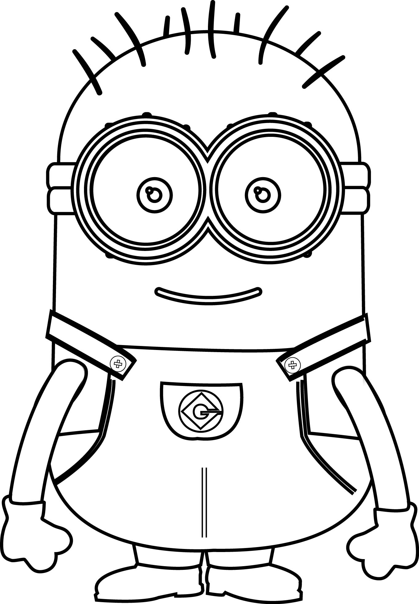 Minion Movie Coloring Pages Free Printable 26