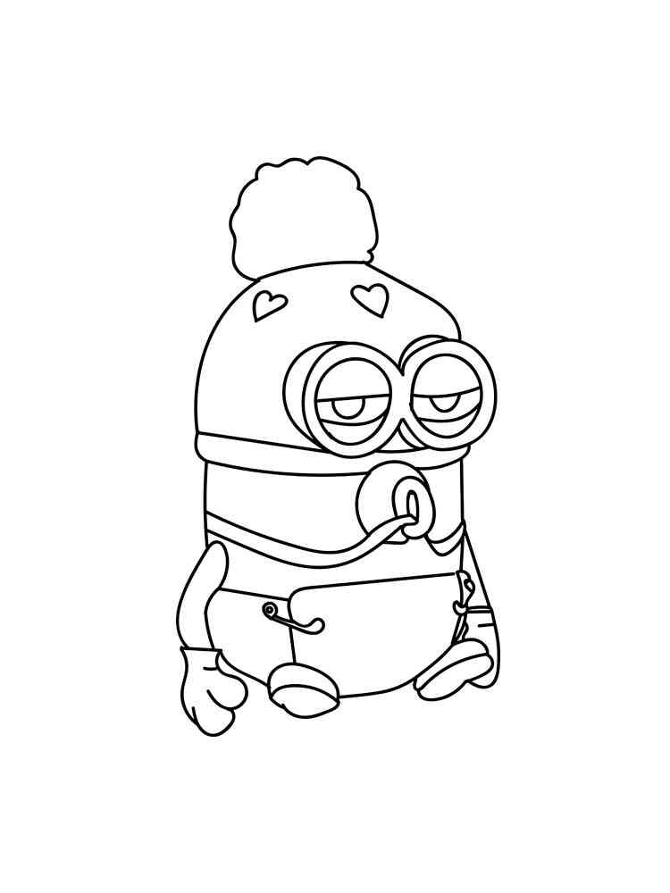 Minion Movie Coloring Pages Free Printable 27