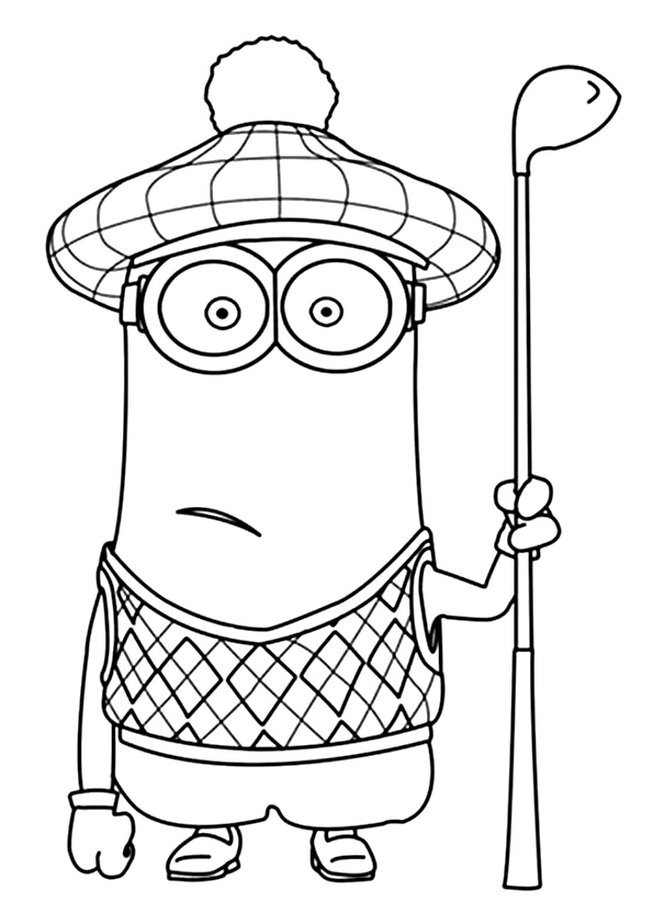 Minion Movie Coloring Pages Free Printable 30