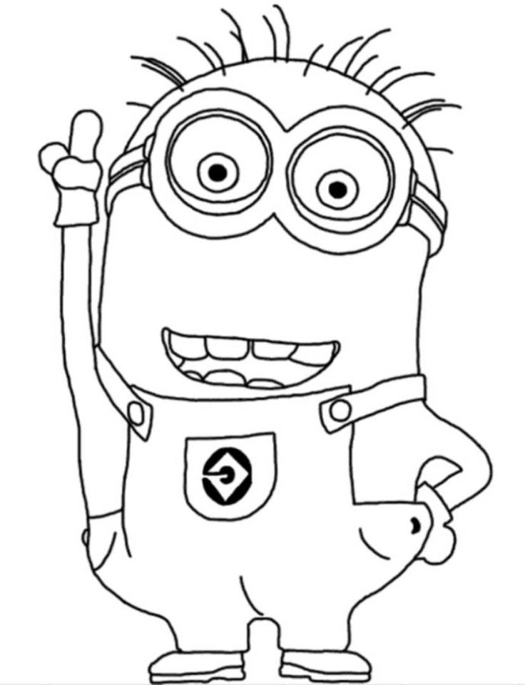 Minion Movie Coloring Pages Free Printable 34