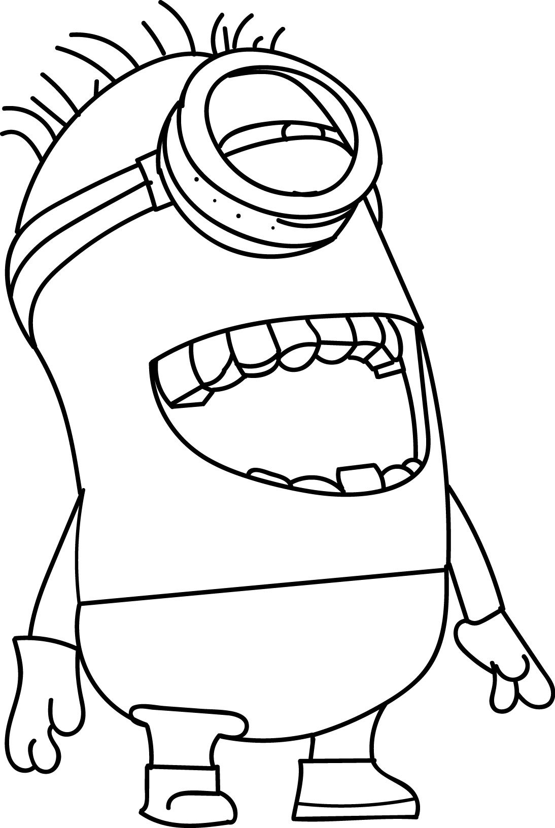 Minion Movie Coloring Pages Free Printable 37