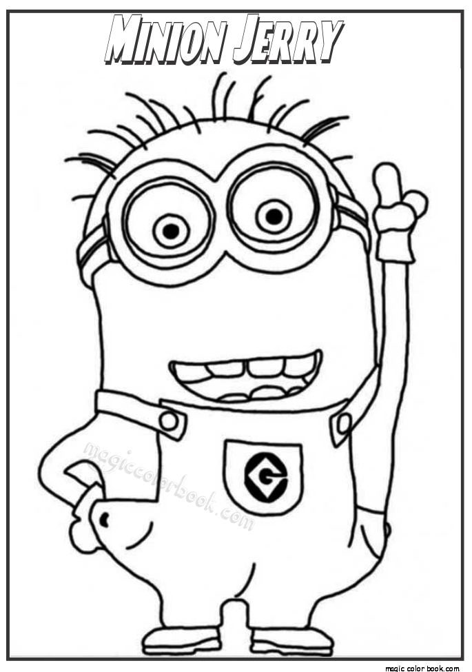 Minion Movie Coloring Pages Free Printable 45