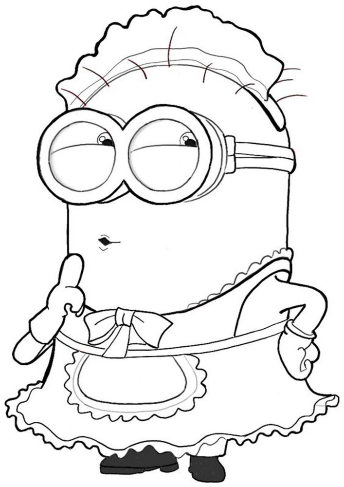 Minion Movie Coloring Pages Free Printable 54