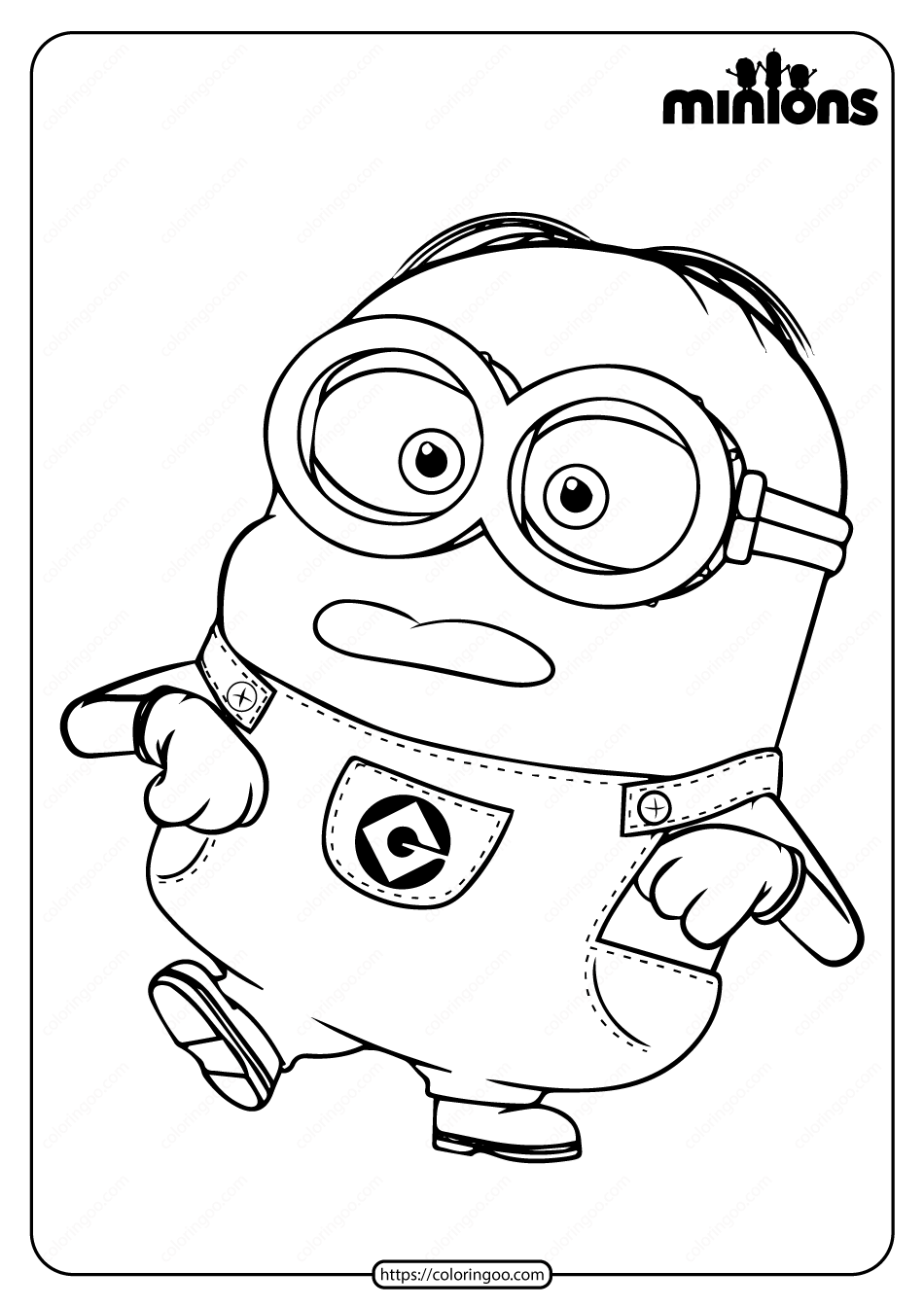 Minion Movie Coloring Pages Free Printable 56