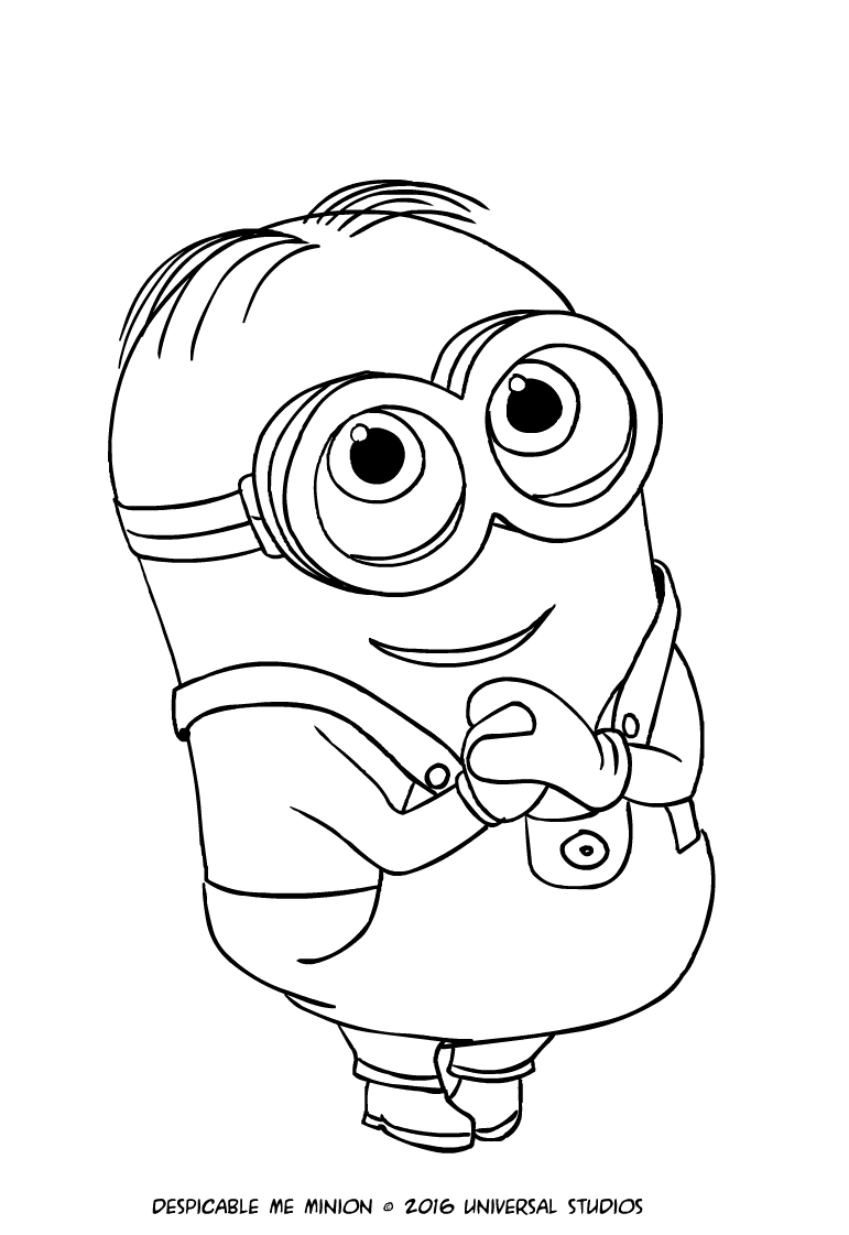 Minion Movie Coloring Pages Free Printable 62