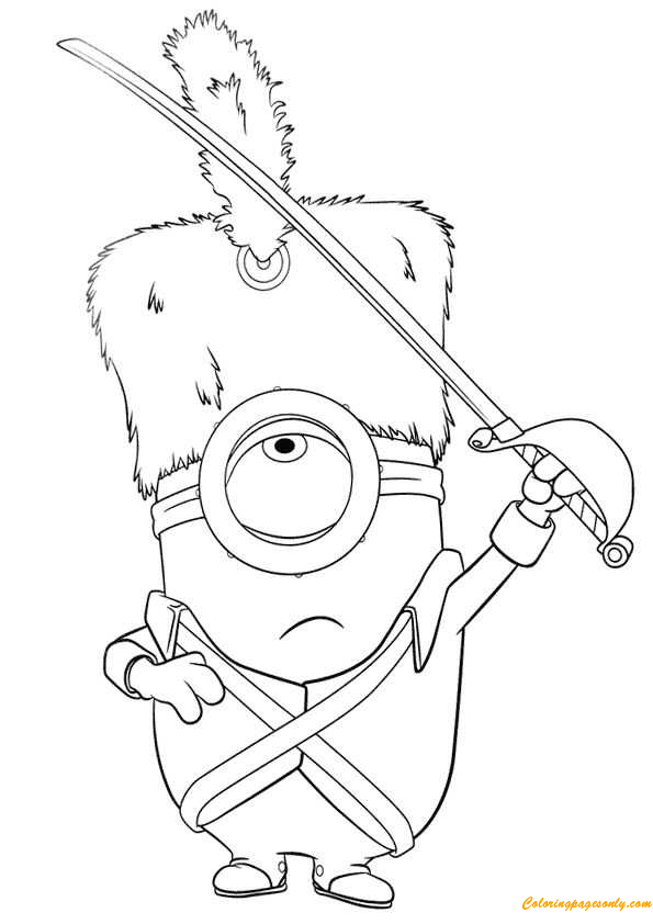 Minion Movie Coloring Pages Free Printable 63