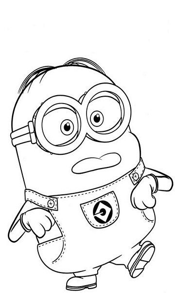 Minion Movie Coloring Pages Free Printable 64