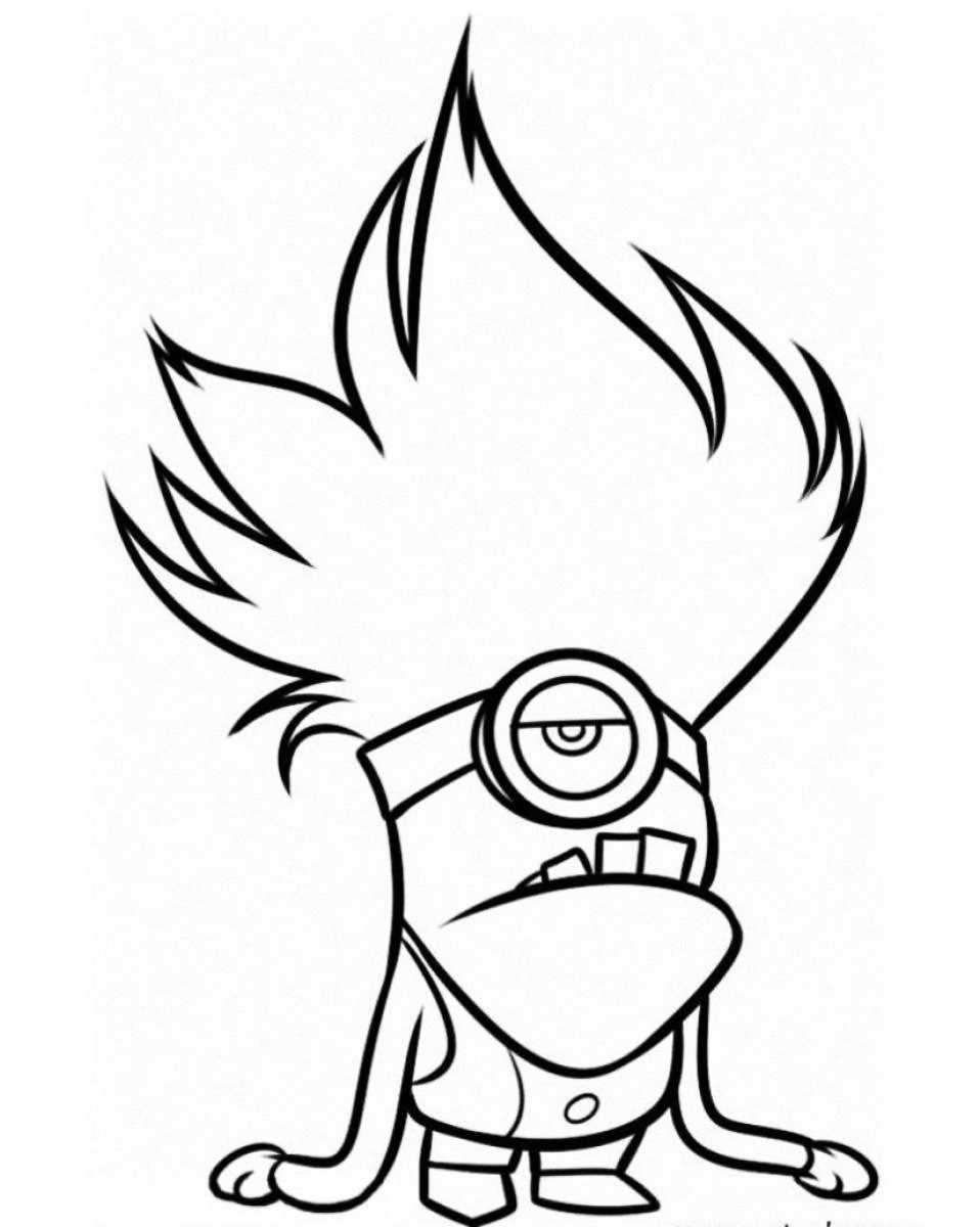 Minion Movie Coloring Pages Free Printable 66