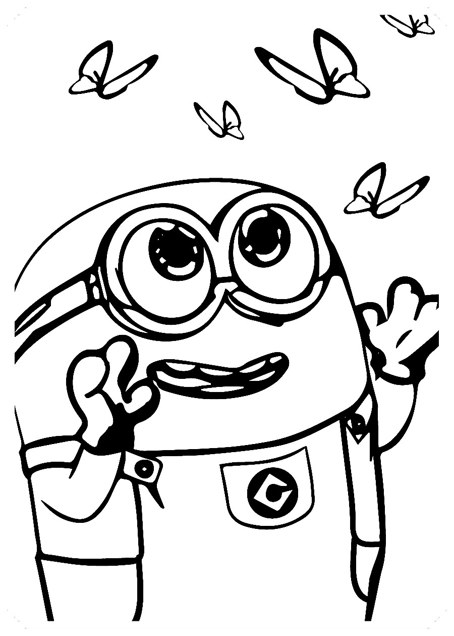 Minion Movie Coloring Pages Free Printable 68