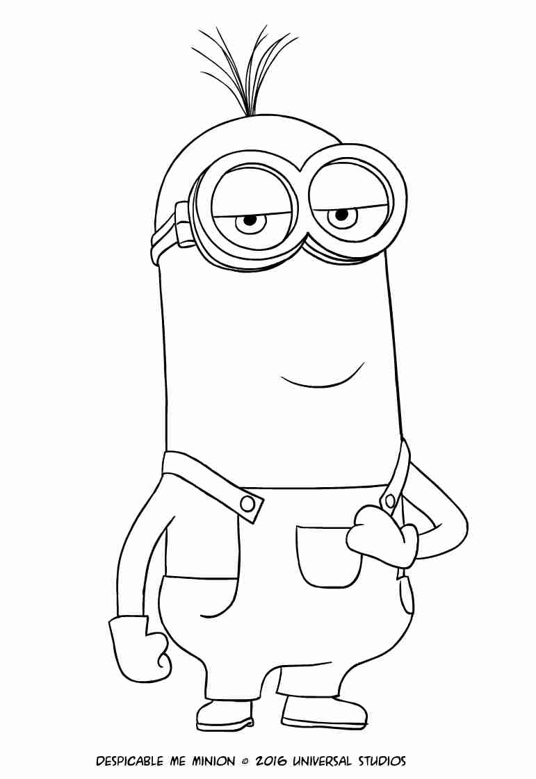 Minion Movie Coloring Pages Free Printable 74