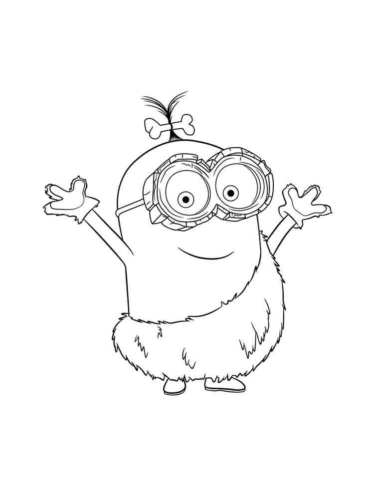 Minion Movie Coloring Pages Free Printable 76