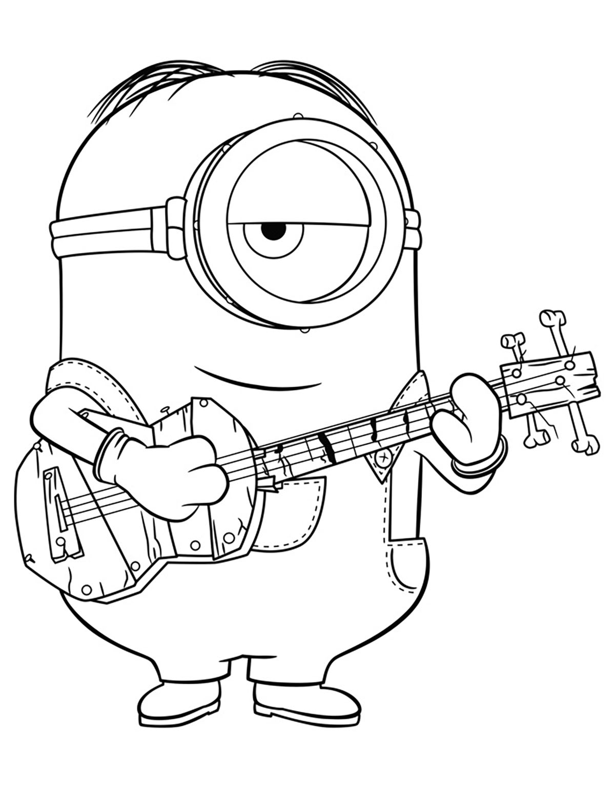 Minion Movie Coloring Pages Free Printable 79