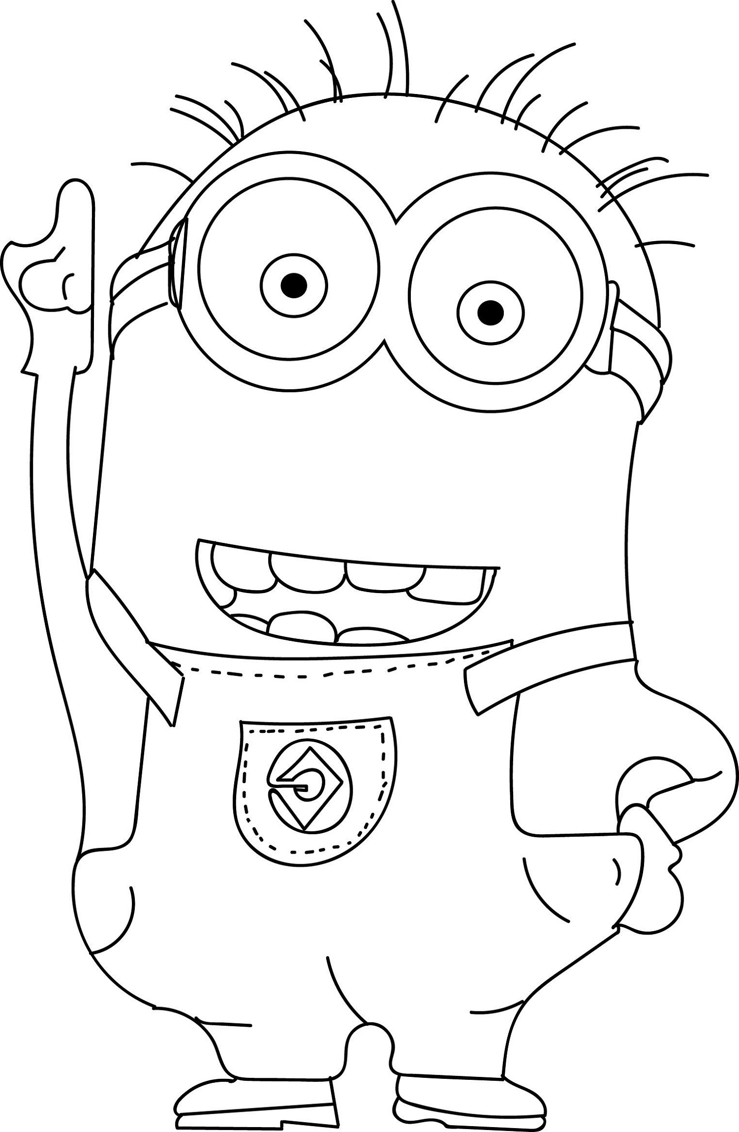 Minion Movie Coloring Pages Free Printable 81