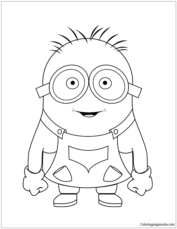 Minion Movie Coloring Pages Free Printable 83