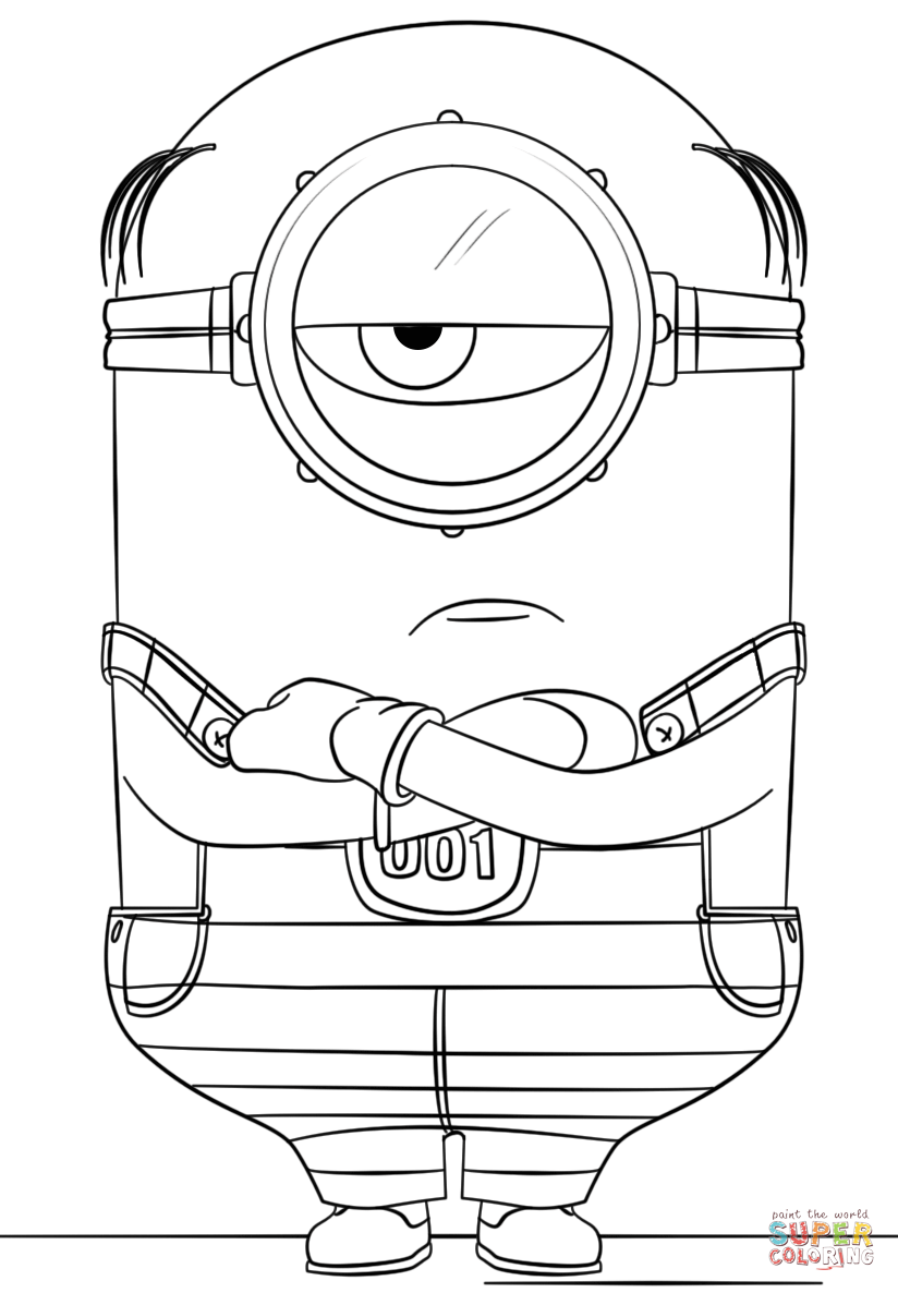 Minion Movie Coloring Pages Free Printable 85