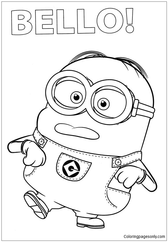 Minion Movie Coloring Pages Free Printable 87