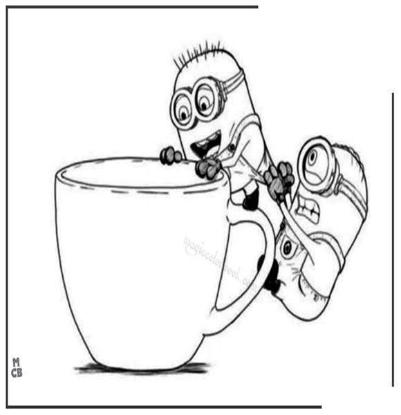 Minion Movie Coloring Pages Free Printable 90