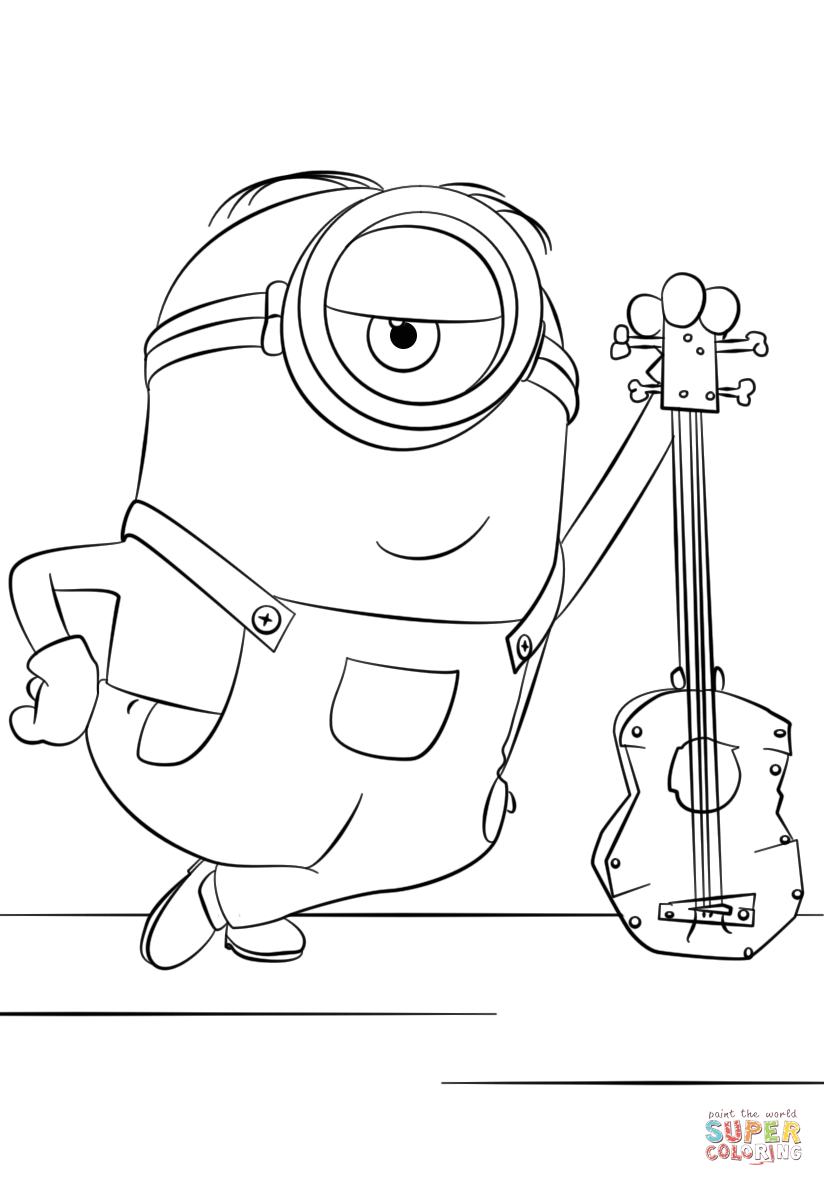 Minion Movie Coloring Pages Free Printable 94