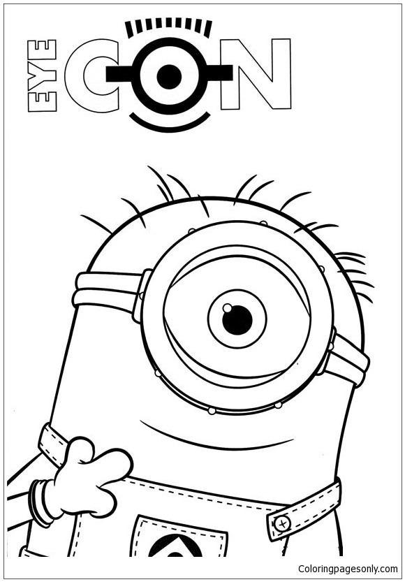 Minion Movie Coloring Pages Free Printable 96