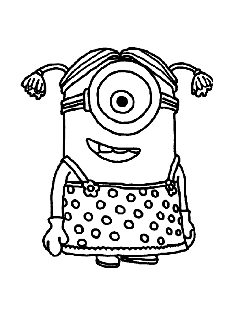 Minion Movie Coloring Pages Free Printable 97