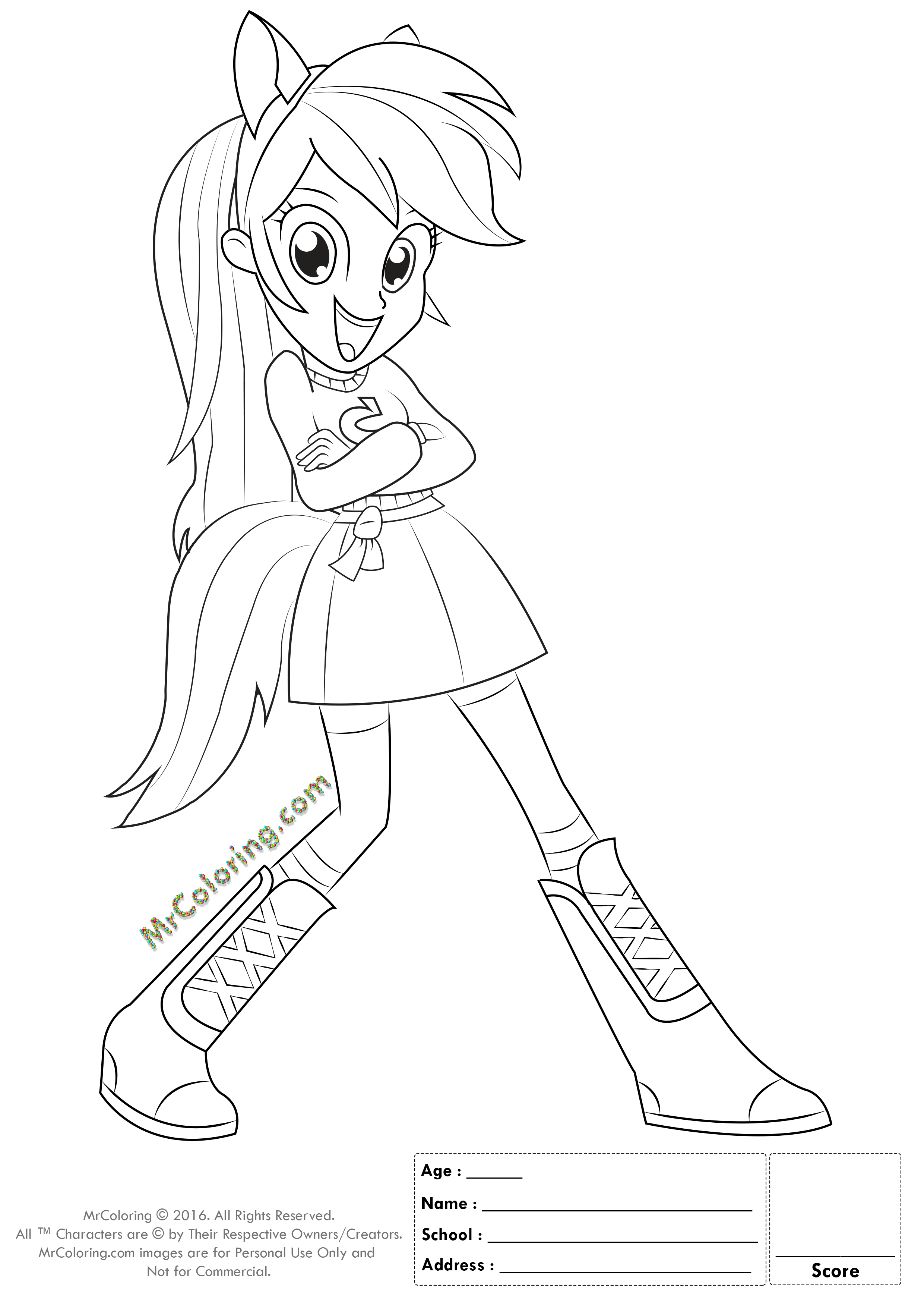 My Little Pony Coloring Pages Fluttershy 101