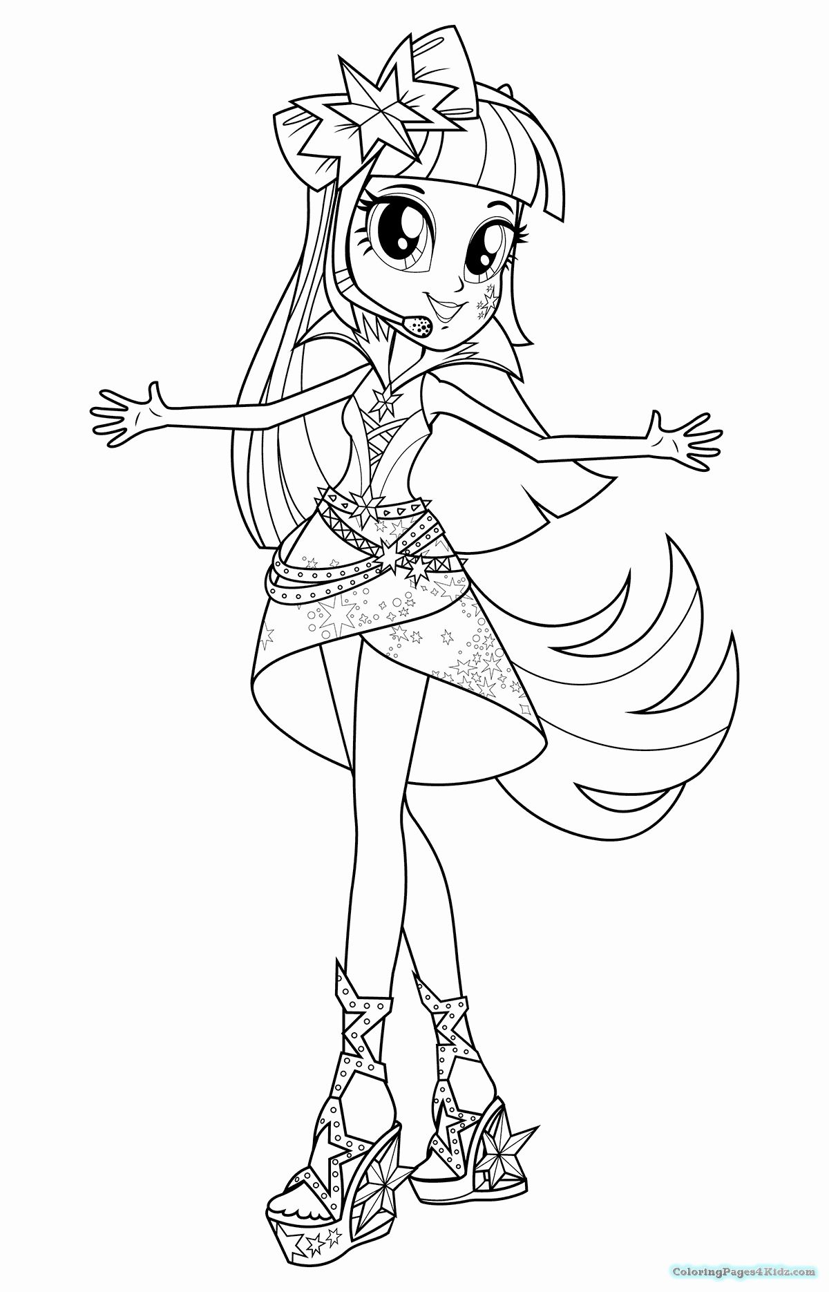 My Little Pony Coloring Pages Fluttershy 108