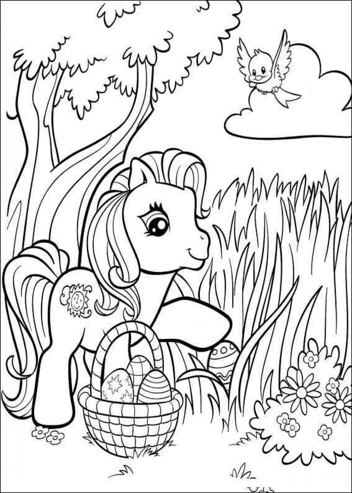 My Little Pony Coloring Pages Fluttershy 109