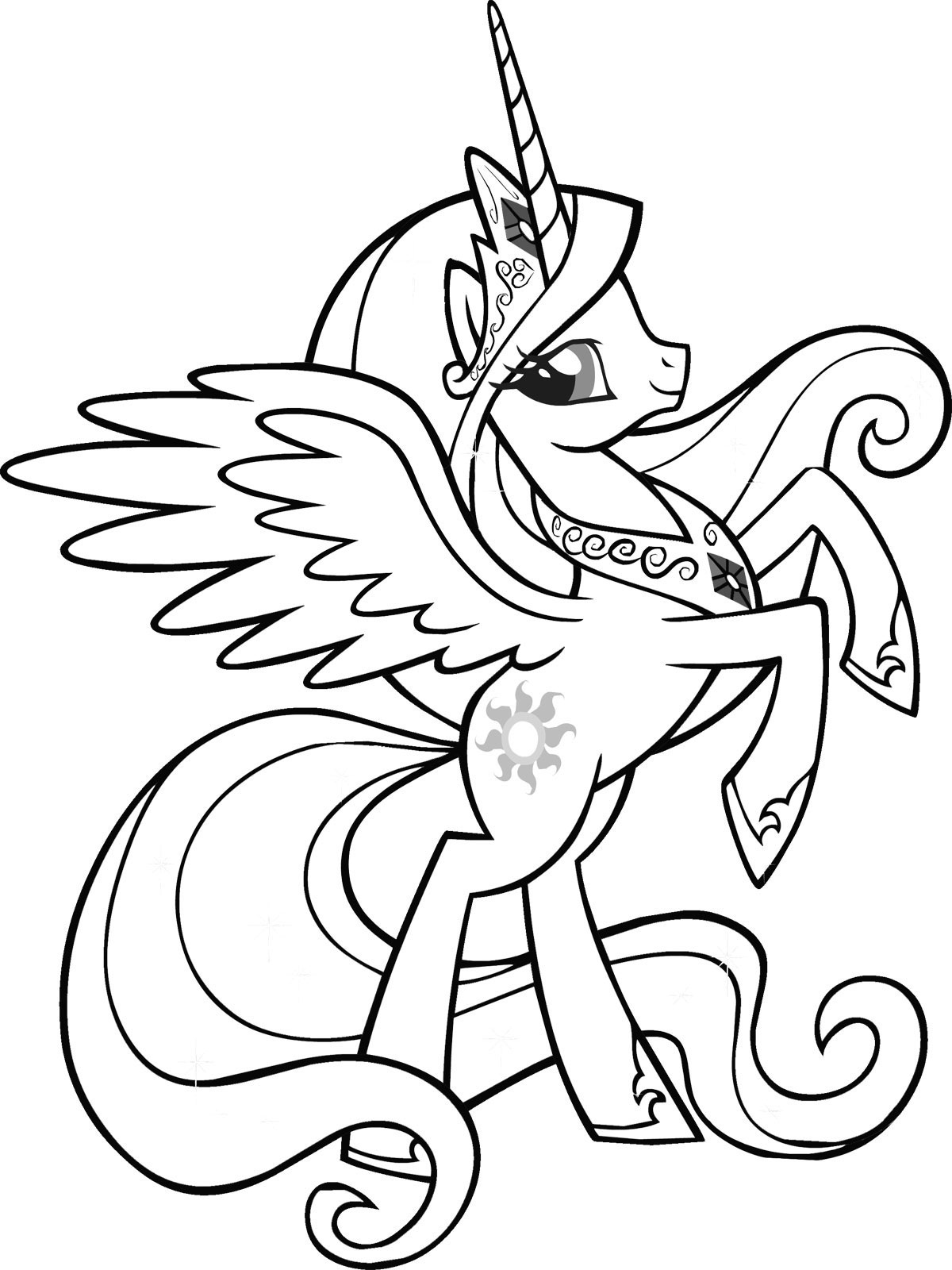 My Little Pony Coloring Pages Fluttershy 115