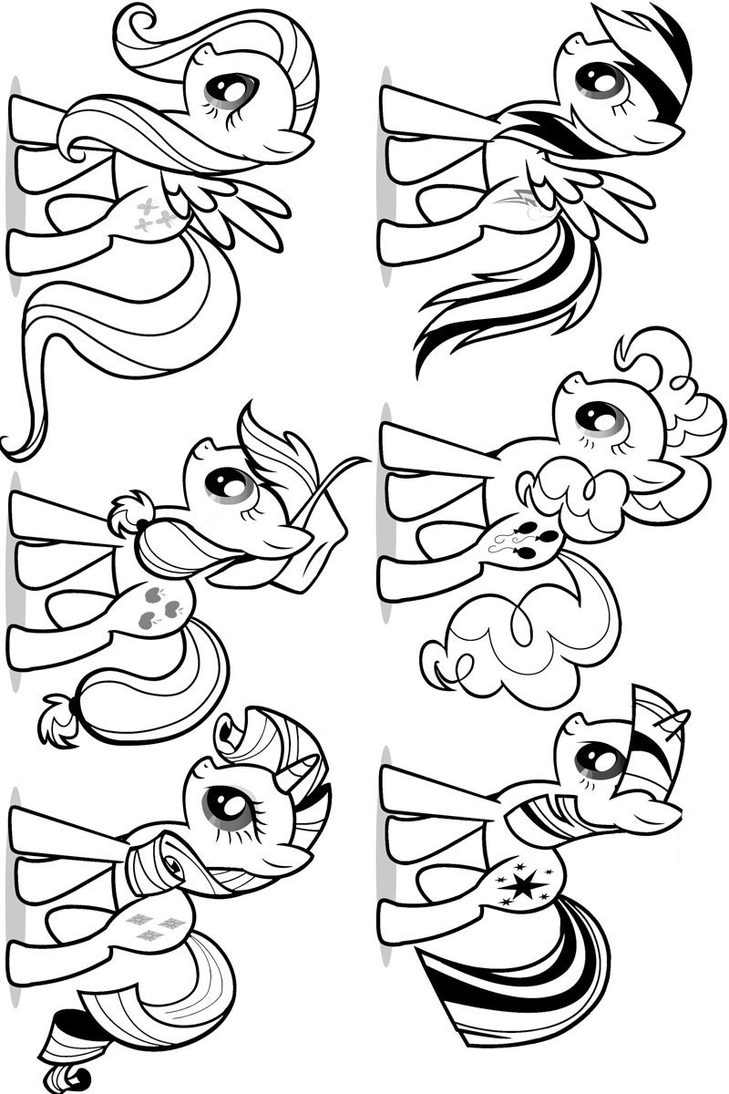 My Little Pony Coloring Pages Fluttershy 117