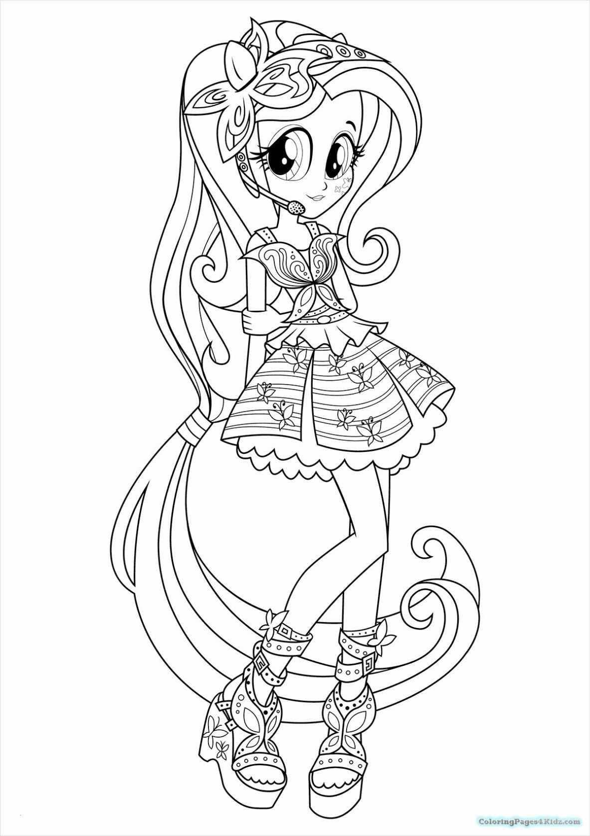 My Little Pony Coloring Pages Fluttershy 121