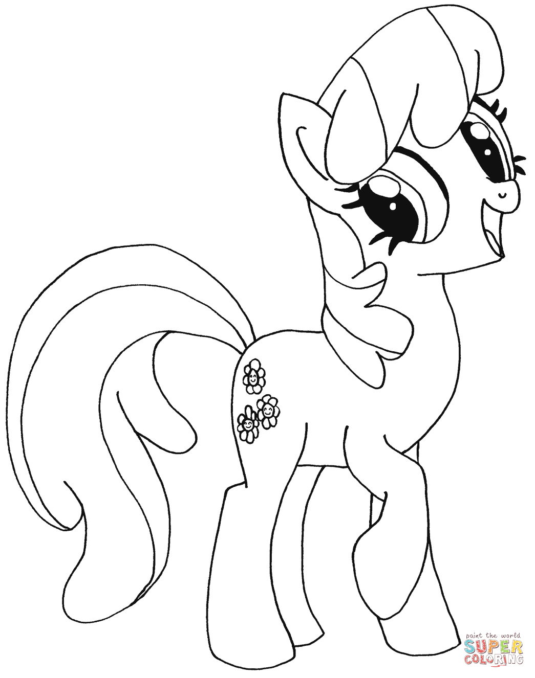 My Little Pony Coloring Pages Fluttershy 129