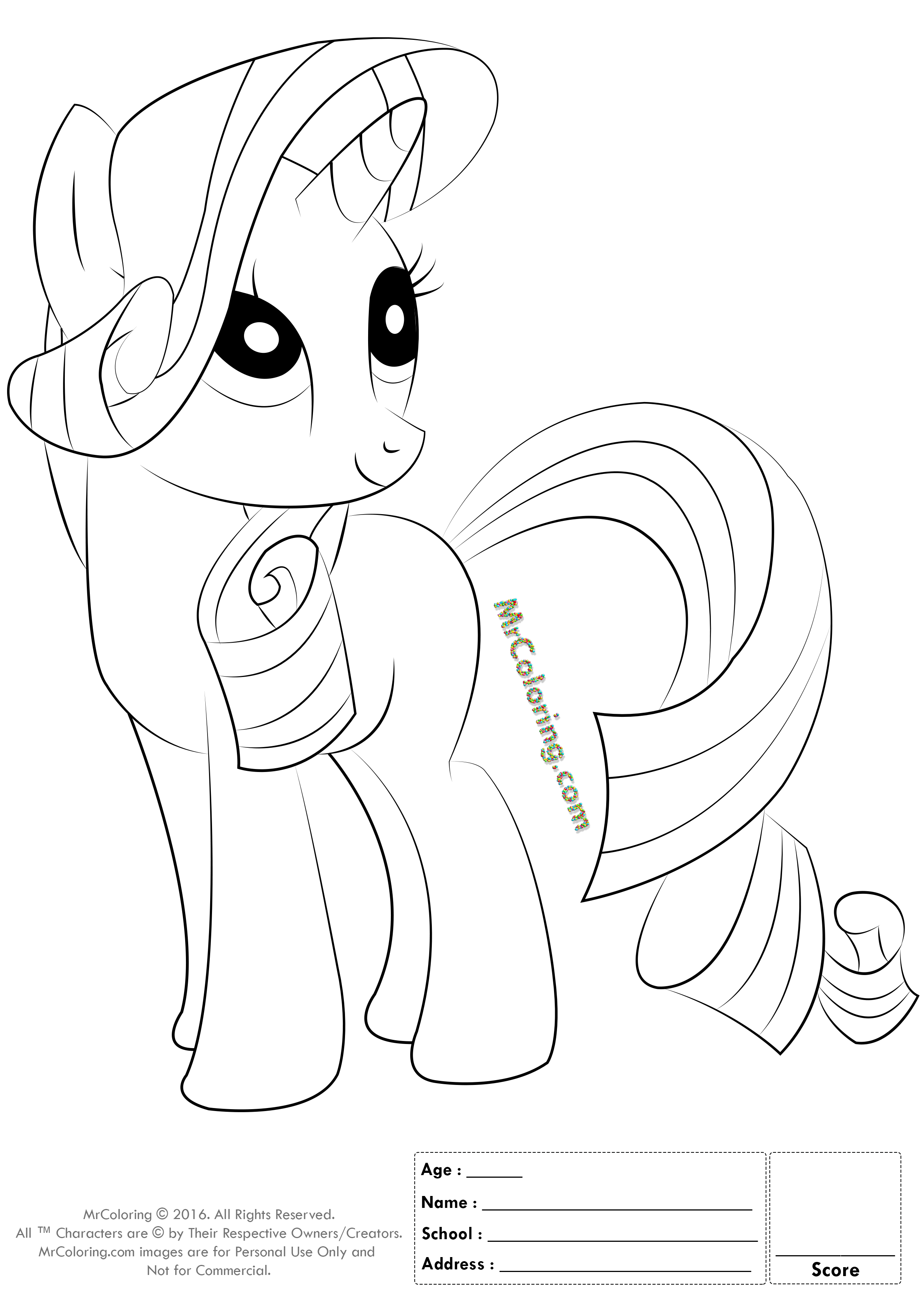 My Little Pony Coloring Pages Fluttershy 141