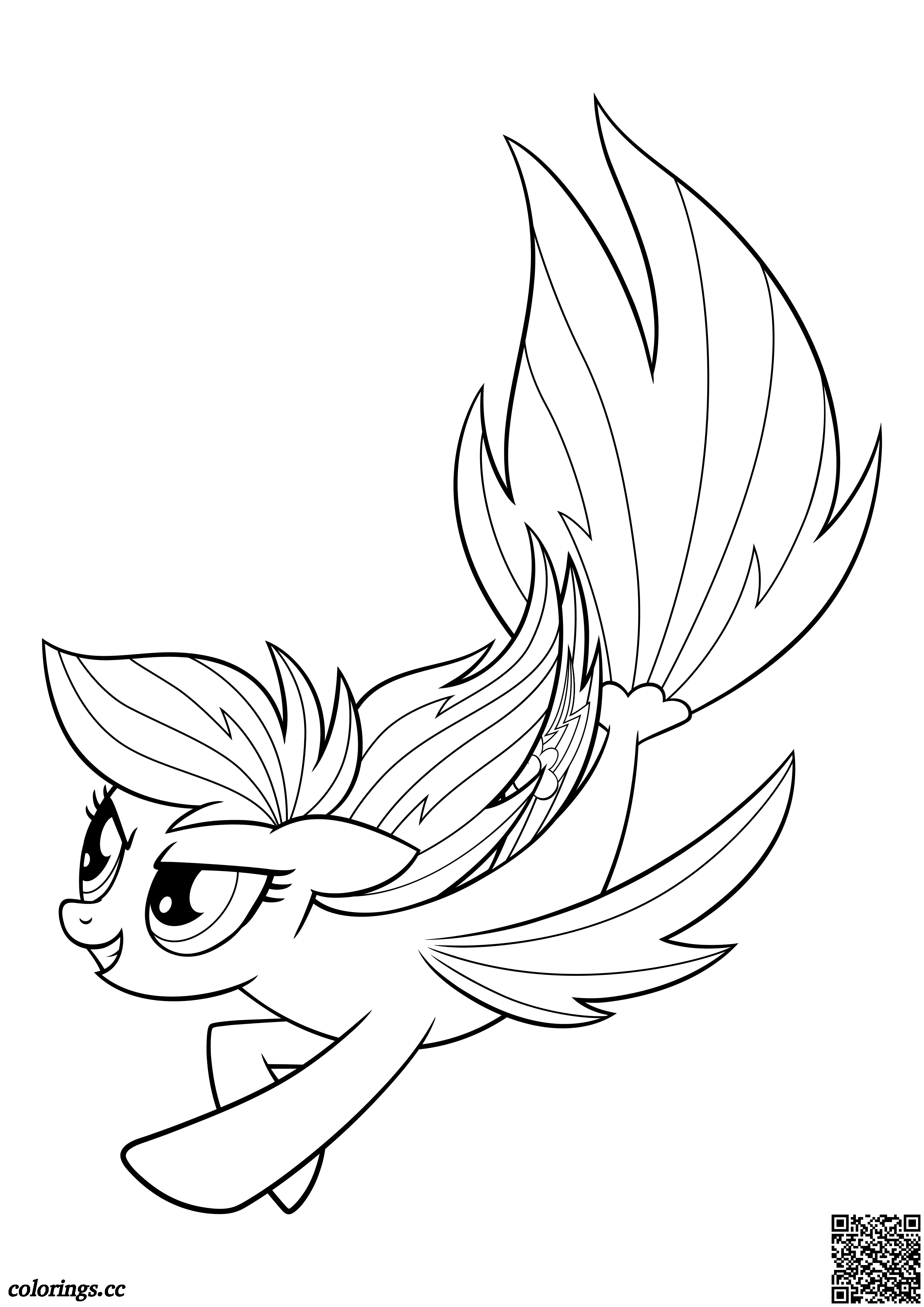 My Little Pony Coloring Pages Fluttershy 163