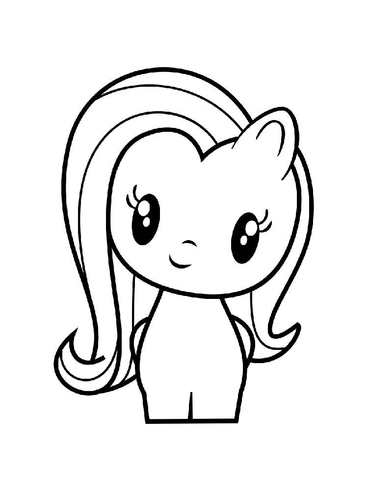 My Little Pony Coloring Pages Fluttershy 166