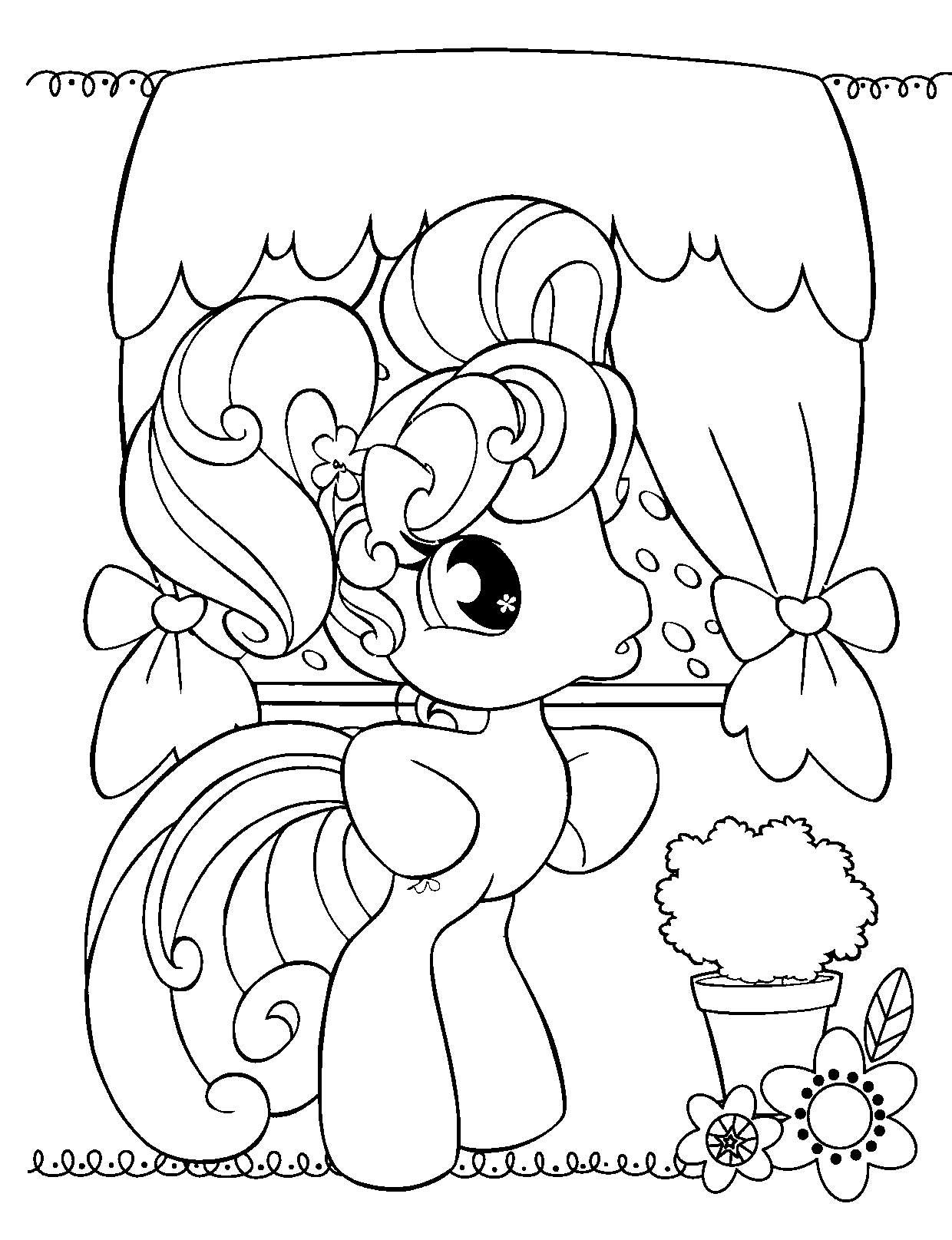 My Little Pony Coloring Pages Fluttershy 26