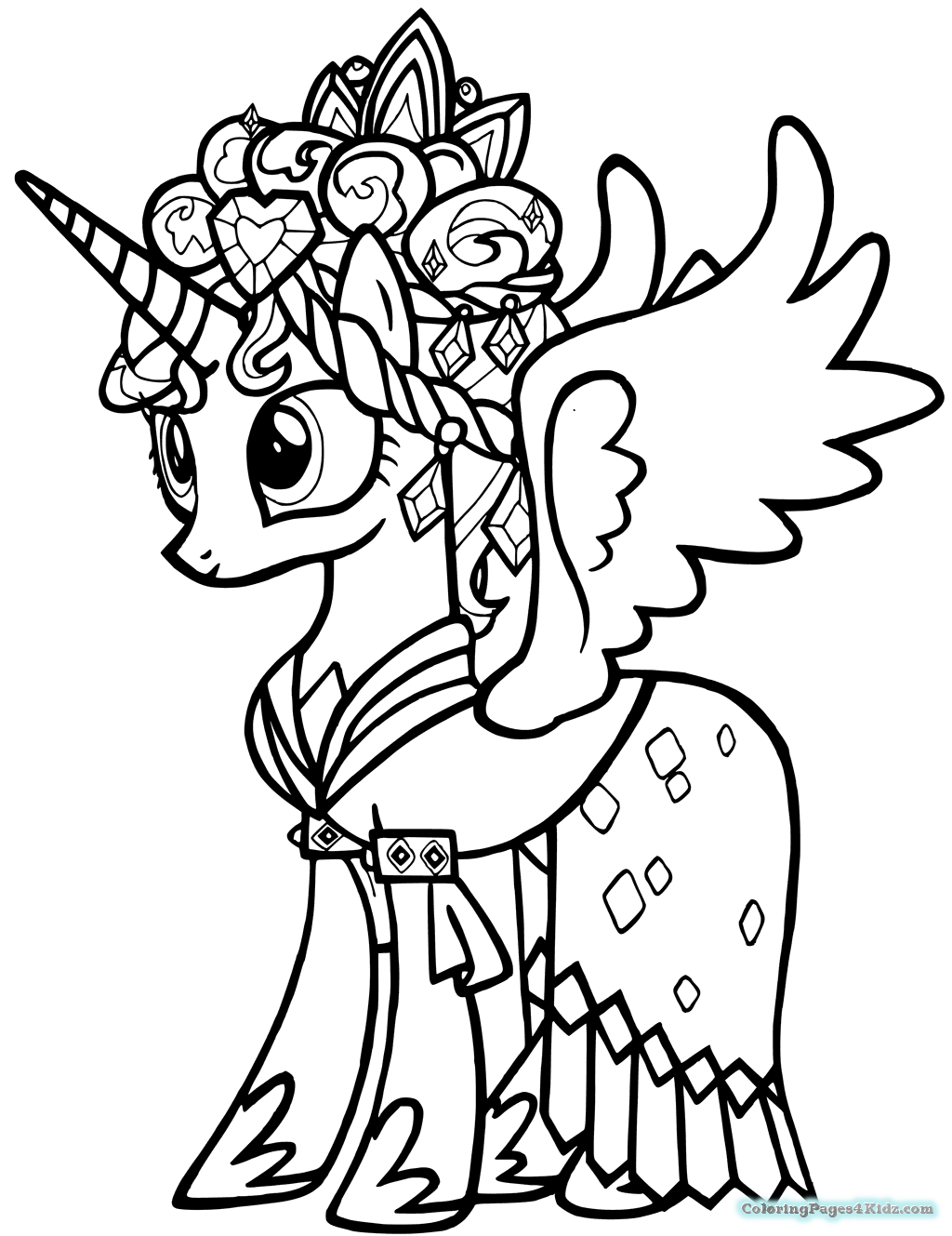 My Little Pony Coloring Pages Fluttershy 30