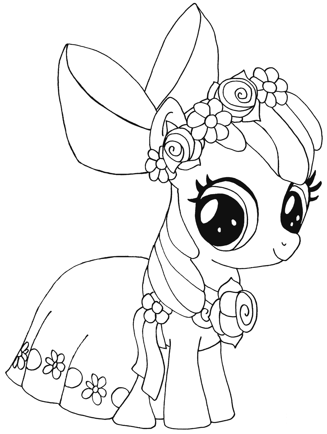 My Little Pony Coloring Pages Fluttershy 42