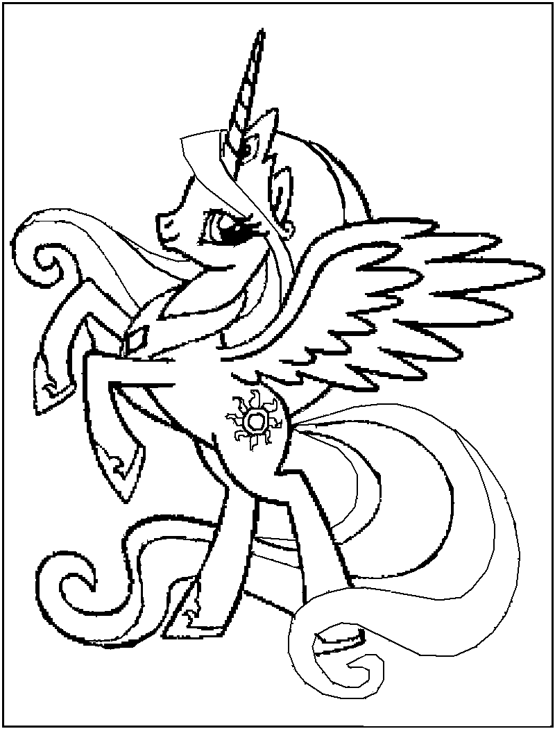 My Little Pony Coloring Pages Fluttershy 78