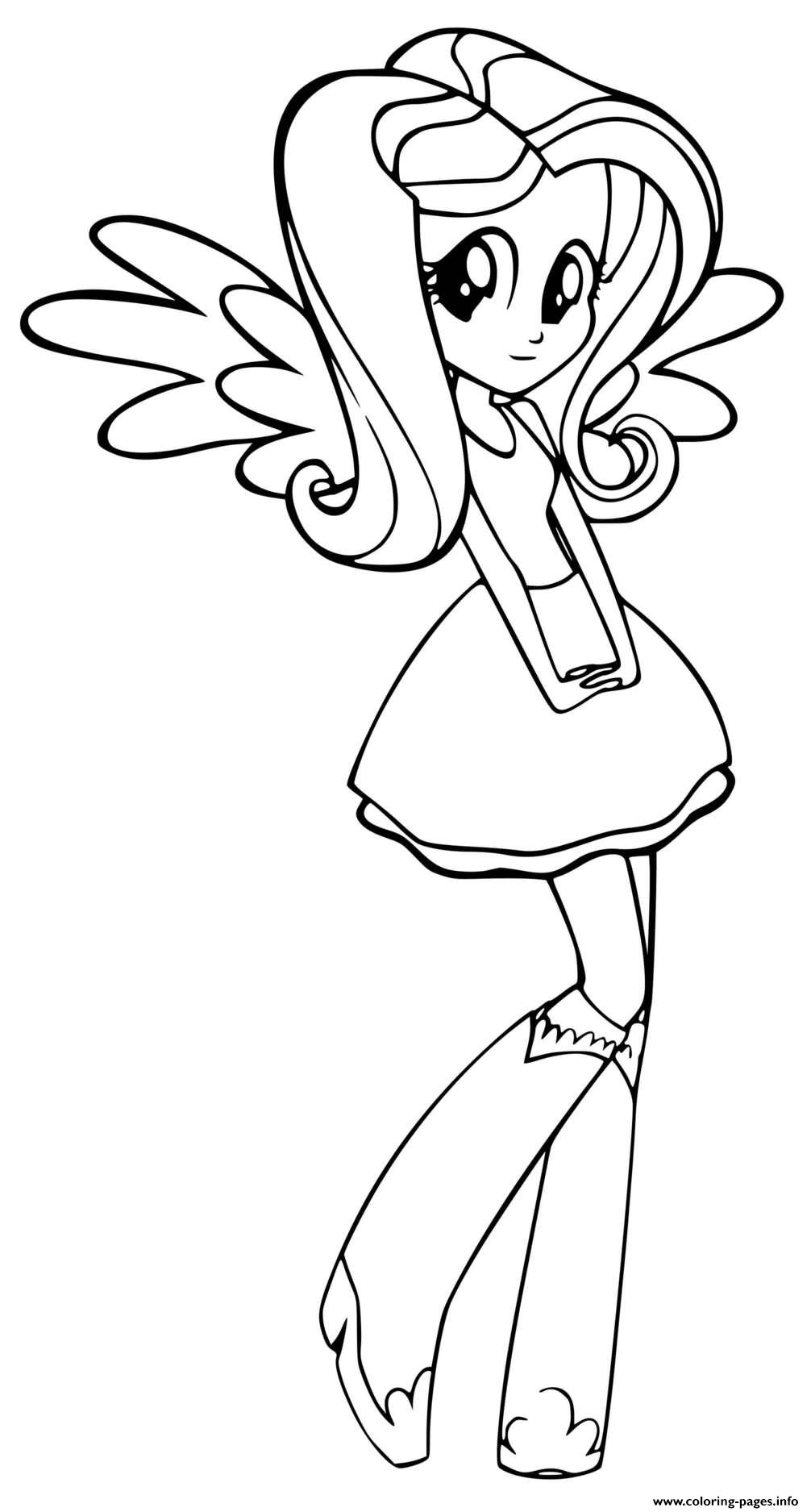 My Little Pony Coloring Pages Fluttershy 81