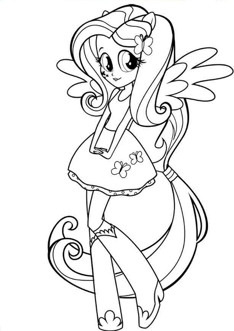 My Little Pony Coloring Pages Fluttershy 82