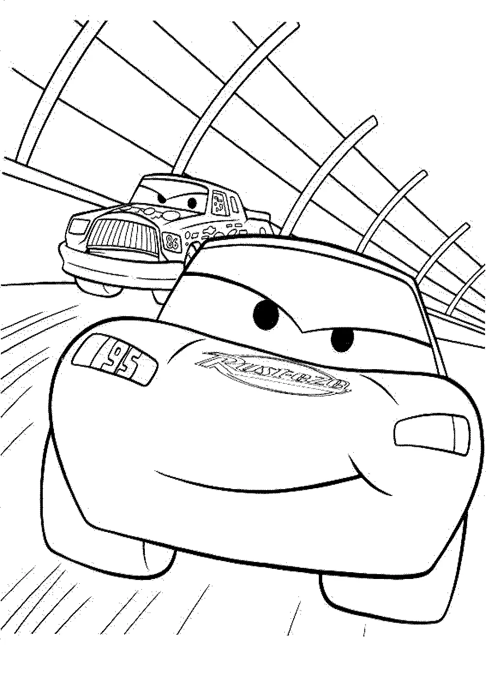 Popular Car Coloring Pages for Kids 1