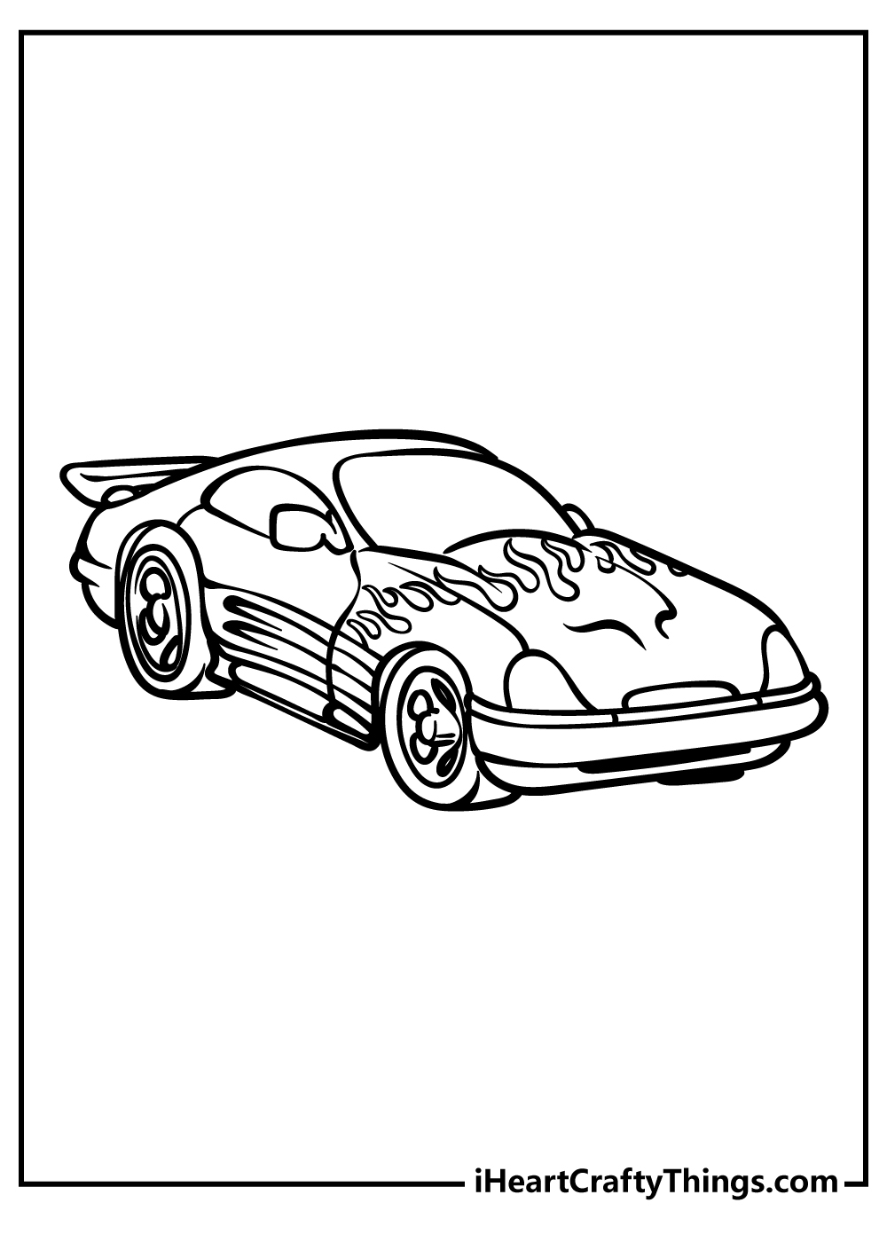 Popular Car Coloring Pages for Kids 101