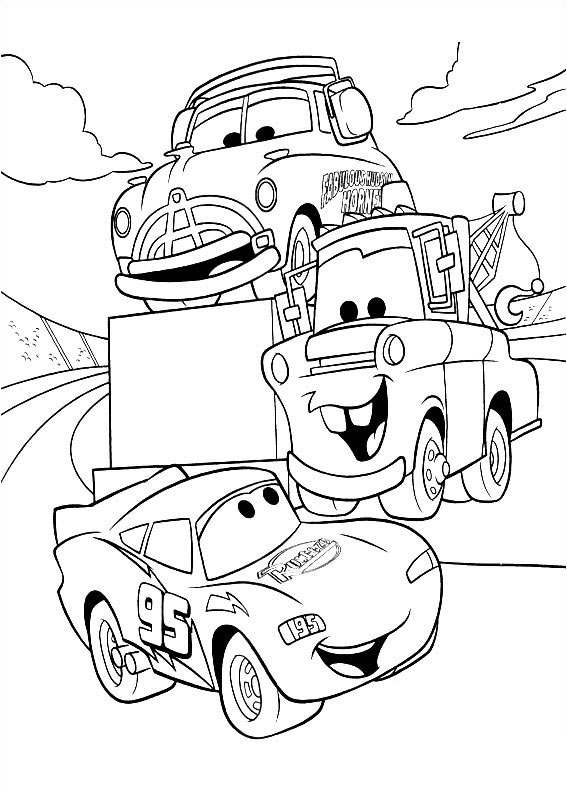 Popular Car Coloring Pages for Kids 107