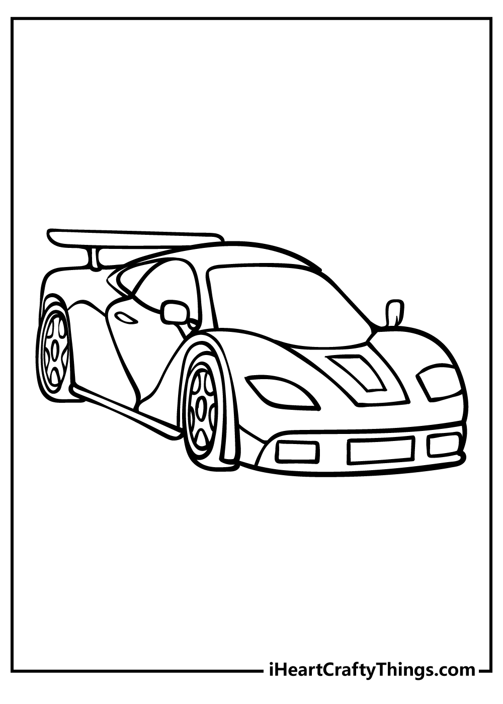 Popular Car Coloring Pages for Kids 113