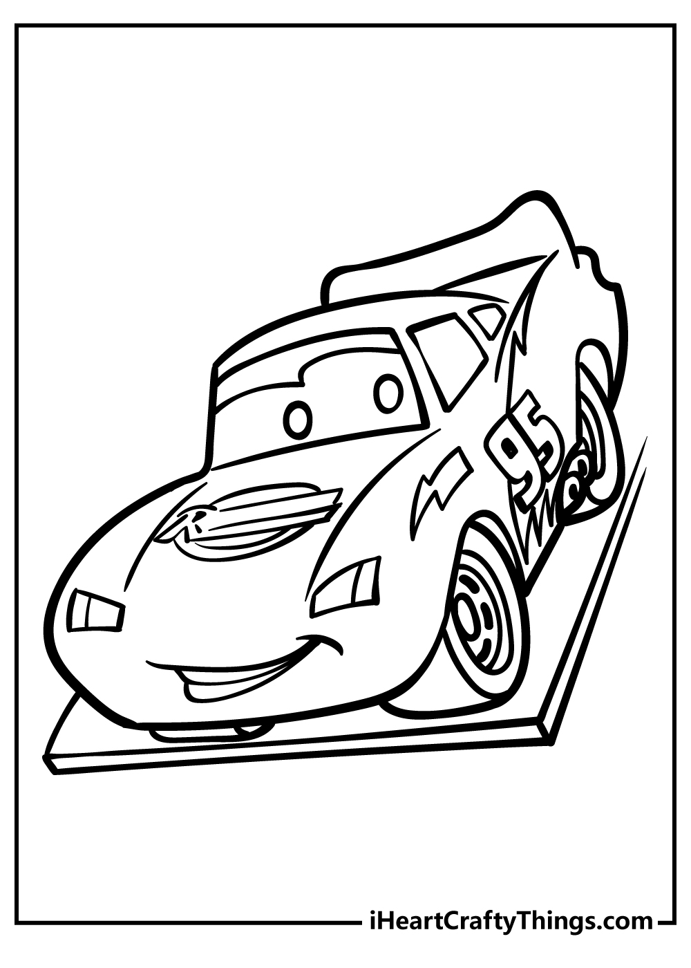 Popular Car Coloring Pages for Kids 114