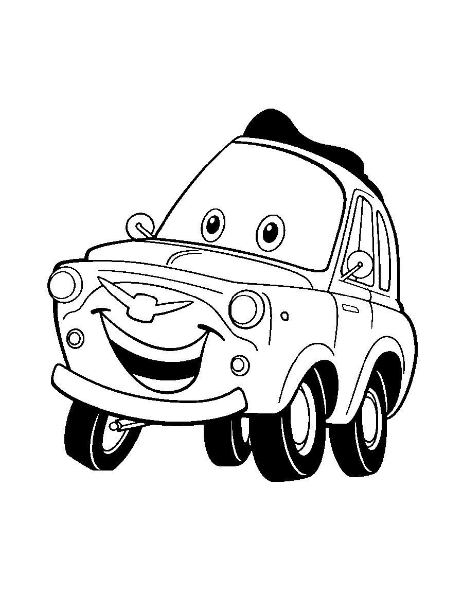 Popular Car Coloring Pages for Kids 115