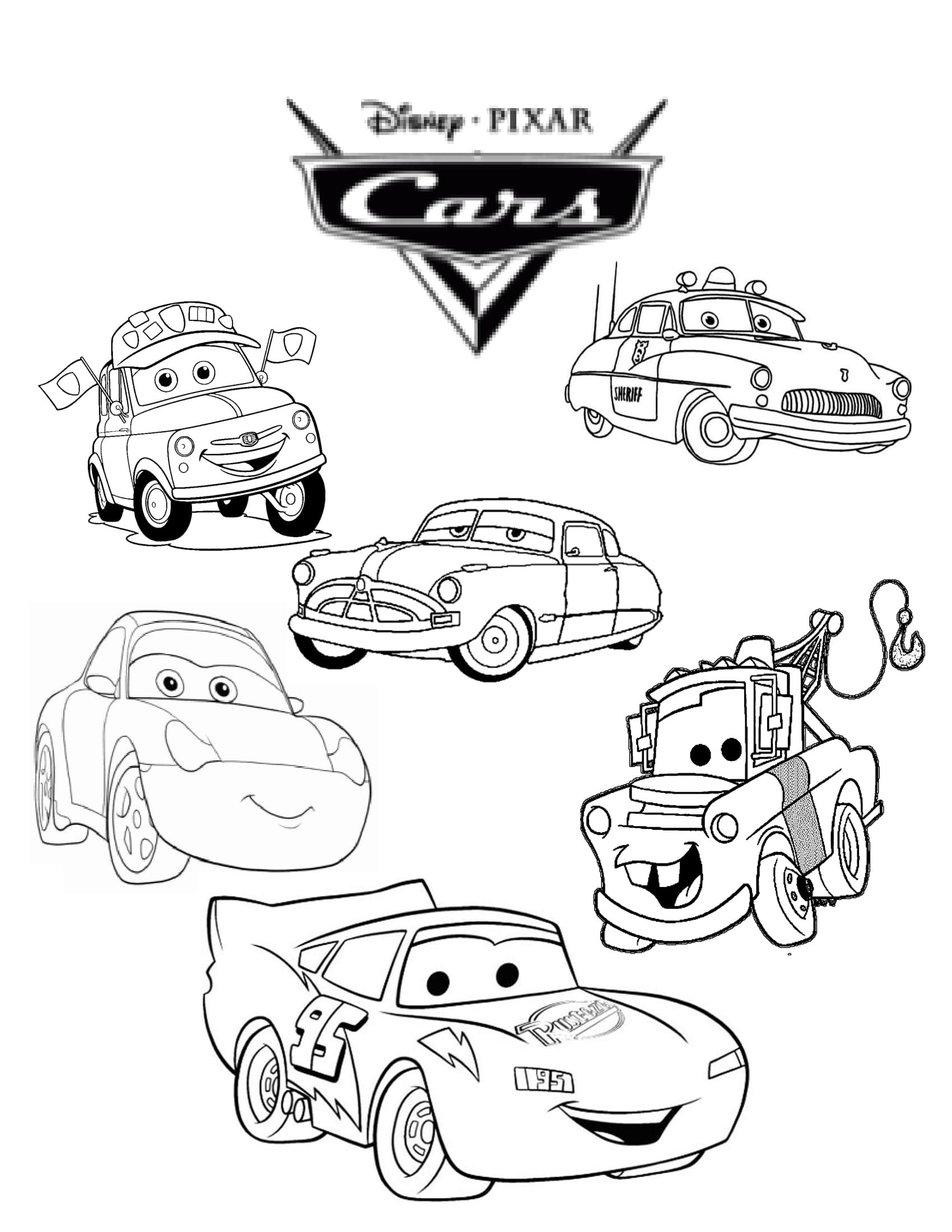 Popular Car Coloring Pages for Kids 125