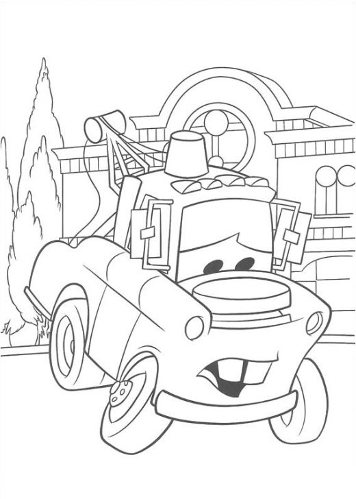 Popular Car Coloring Pages for Kids 134