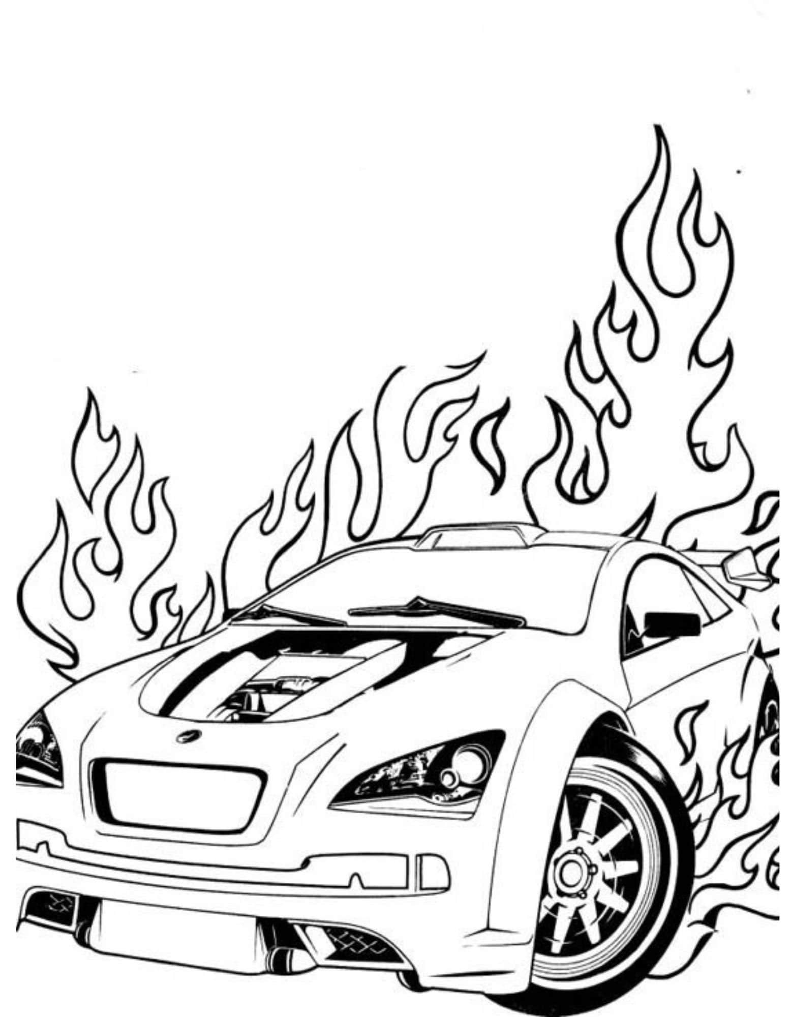 Popular Car Coloring Pages for Kids 142